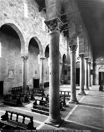 Interno - Chiesa di San Paolo a Ripa d'Arno Interno - Chiesa di San Paolo a Ripa d'Arno